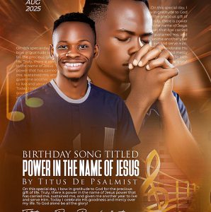 Titus De Psalmist – Power in the name of Jesus | PROPHETIC WORSHIP DECLARATION | 2025 ZAMBIA GOSPEL | DOWNLOAD MP3